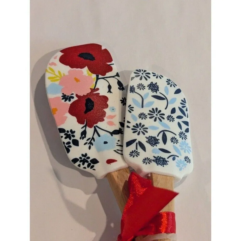 Dolly Parton Red poppy kitchen set apron and 2 spatulas